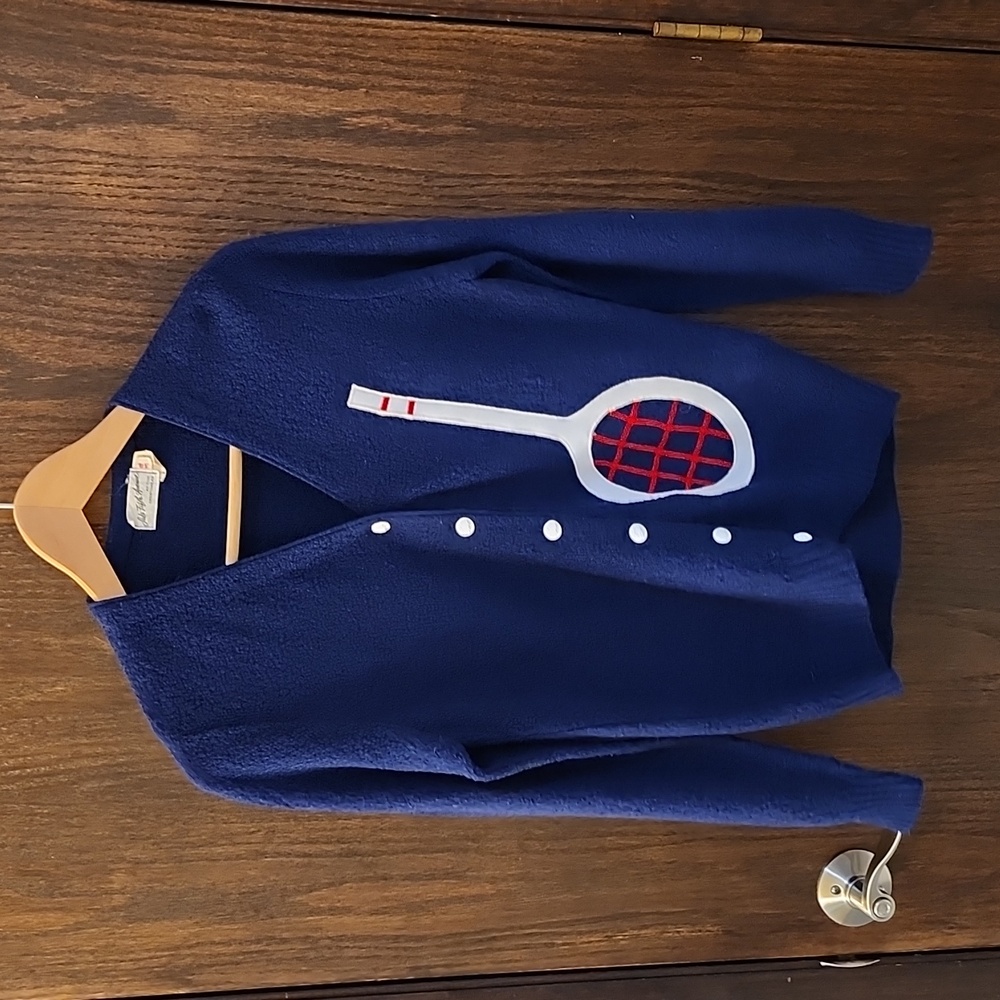 VINTAGE RARE Tennis cardigan